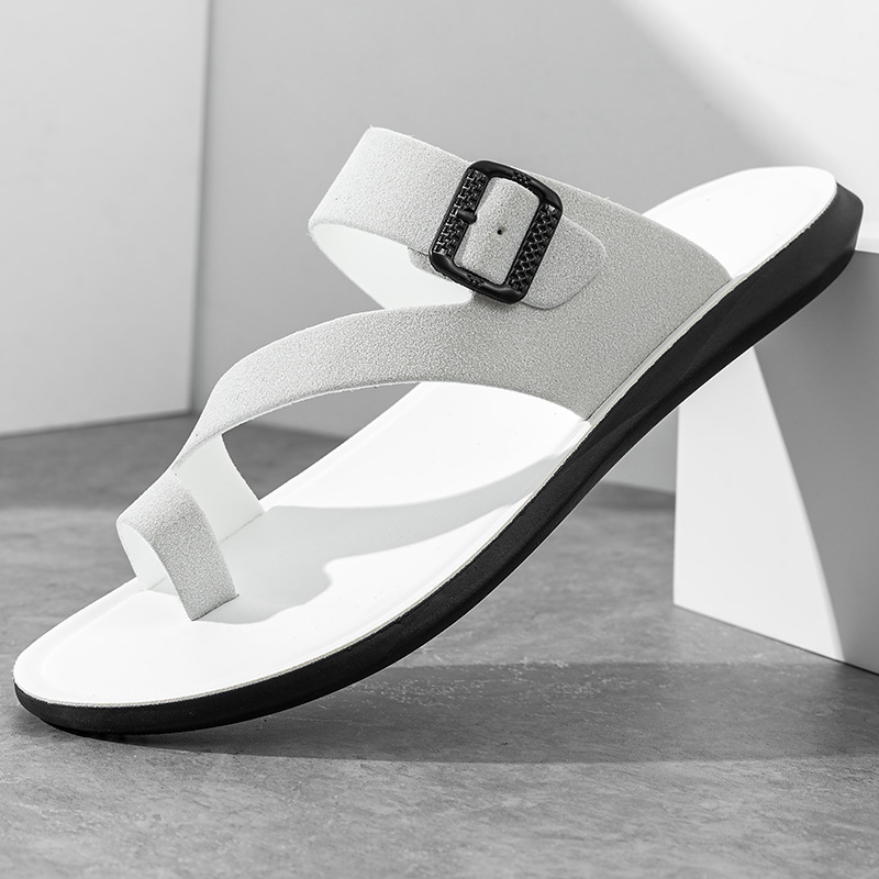 Flip Flop Leather Men - 2026 Nieuwe Zomer Handgemaakte Lederen Slippers