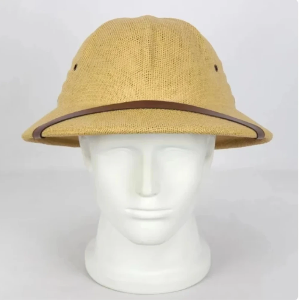 Bucket Hat Straw - 100% Strohoed Pith Zonnehoed Zomer Heren
