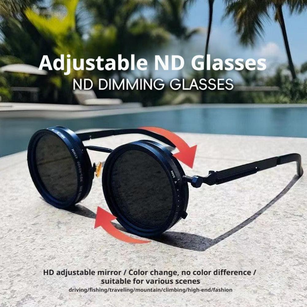 Sunglasses Aviator Polarized - Verstelbare ND gepolariseerde zonnebril - Aviatiealuminium-magnesium