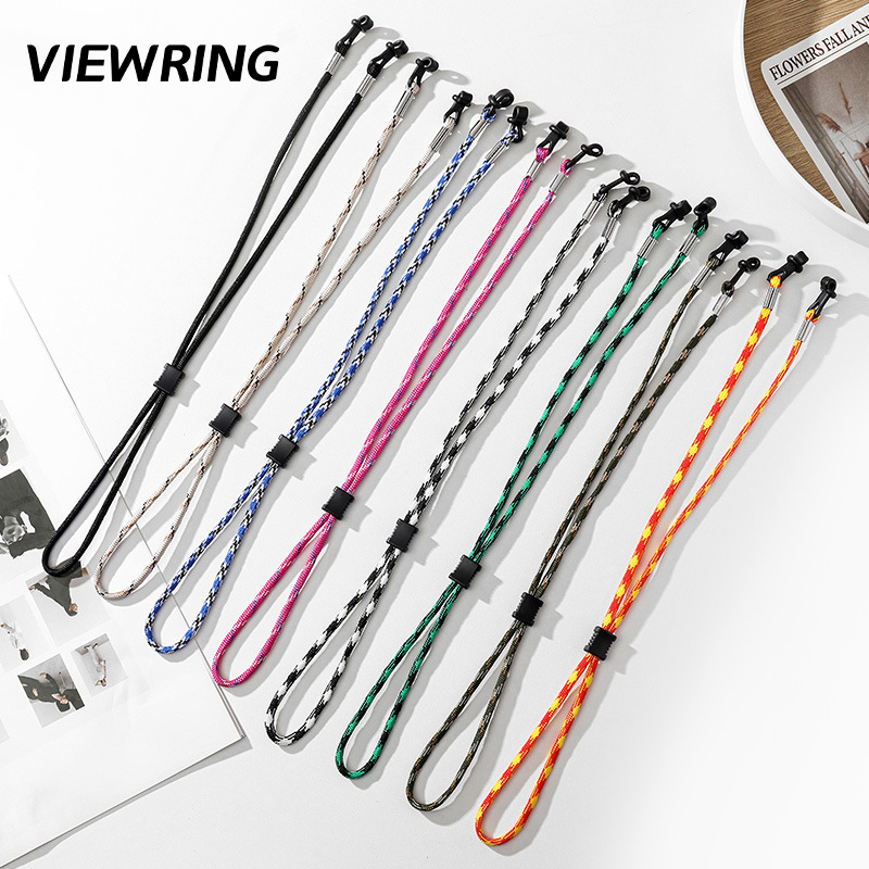 Sunglass Retainer Cord - Outdoor gevlochten brilband verstelbaar antislip zonnebrilkoord
