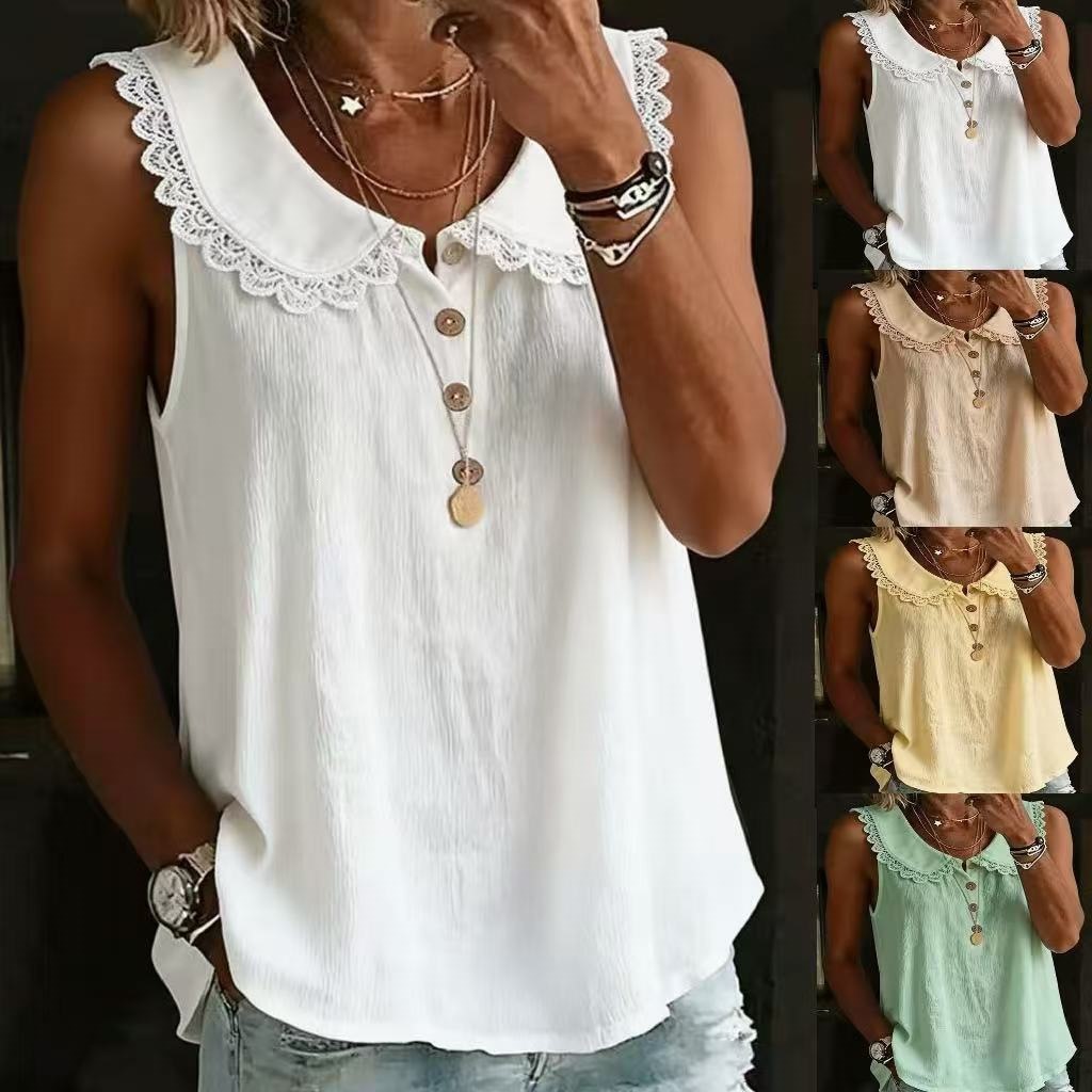 Nieuwe 2026 Dames Zomer Mouwlo - Shirt Camp Collar recensie en prijs