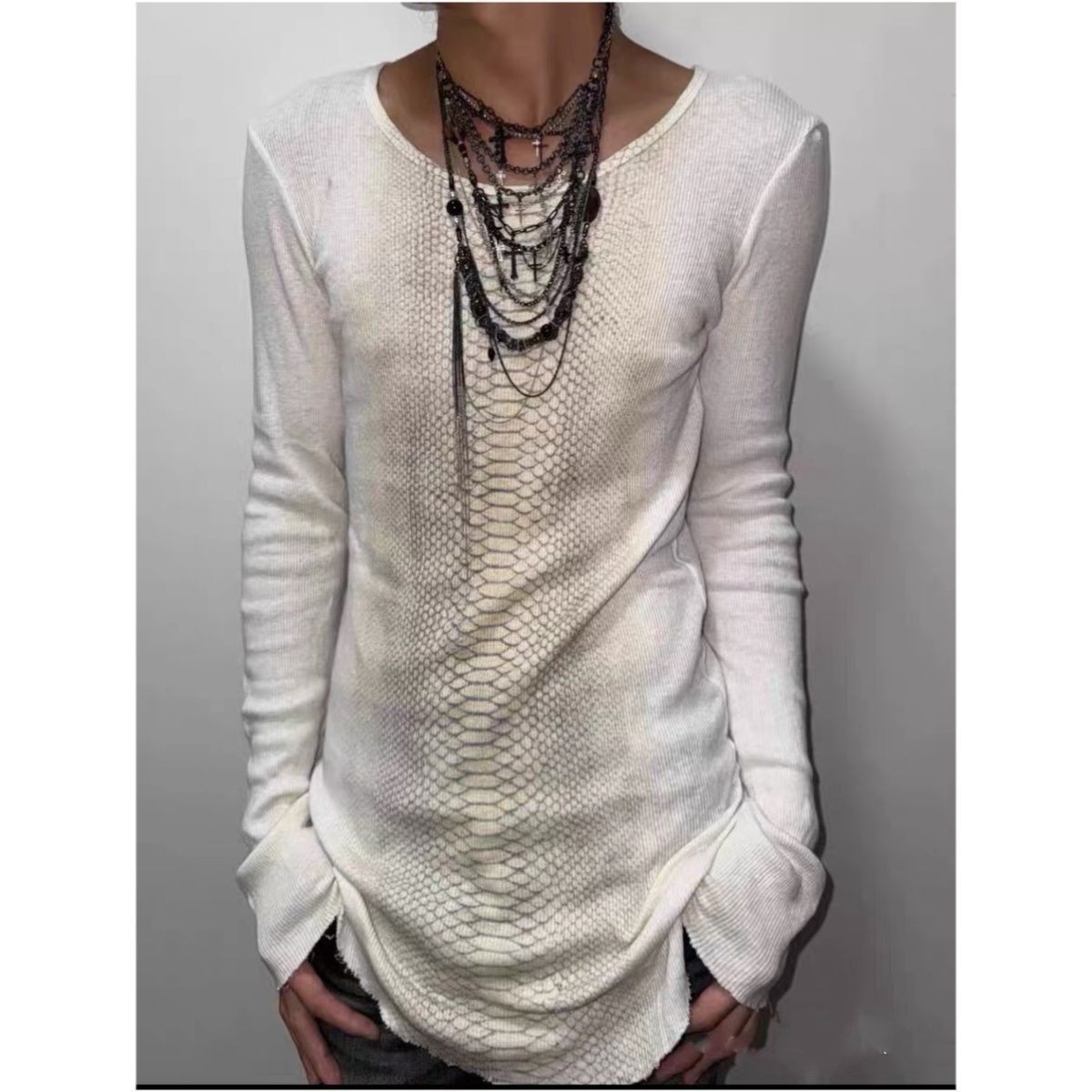 Tops met lange mouwen, zwarte  - Tee Graphic Print recensie en prijs