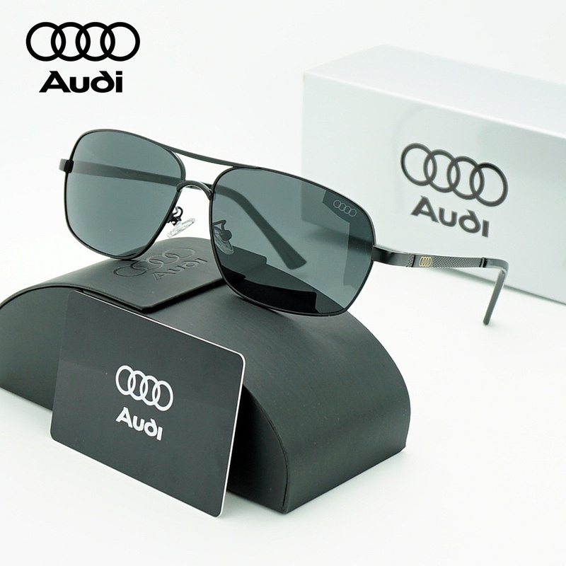 Luxe AUDI zonnebrillen, gepola - Sunglasses Aviator Polarized recensie en prijs