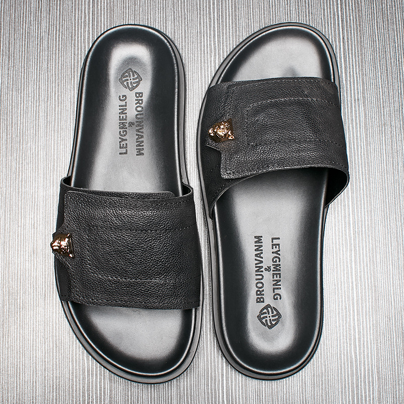 2025 Nieuwe Lederen Slippers M - Flip Flop Leather Men recensie en prijs