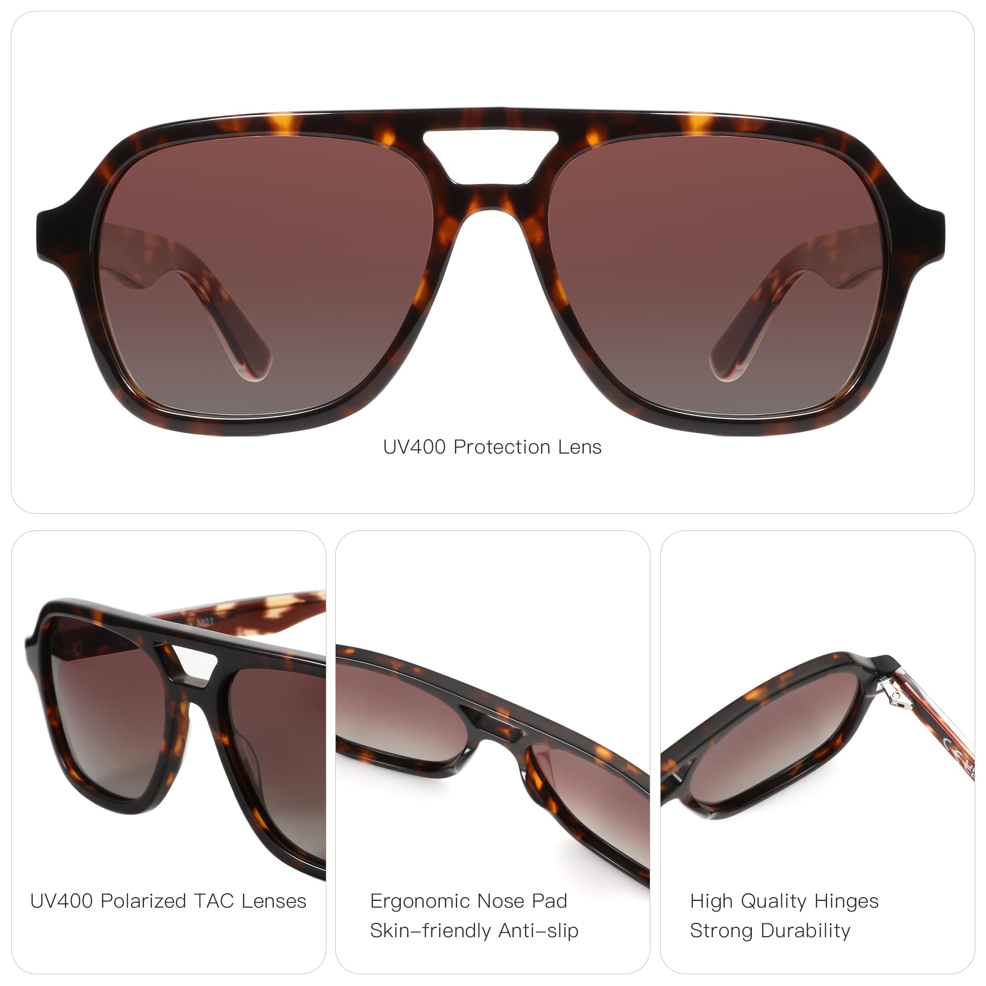 ZENOTTIC Retro Aviator-zonnebr - Sunglasses Aviator Polarized recensie en prijs